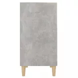 betonszürke szerelt fa tálalószekrény 57 x 35 x 70 cm