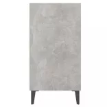 betonszürke szerelt fa tálalószekrény 57 x 35 x 70 cm