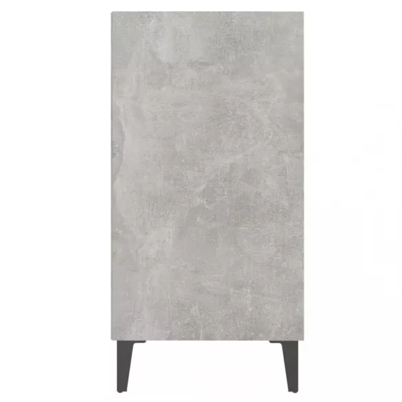 betonszürke szerelt fa tálalószekrény 57 x 35 x 70 cm