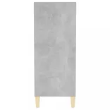 betonszürke szerelt fa tálalószekrény 57 x 35 x 90 cm