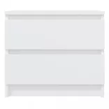 fehér szerelt fa éjjeliszekrény 50 x 39 x 43,5 cm