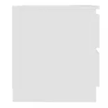 fehér szerelt fa éjjeliszekrény 50 x 39 x 43,5 cm