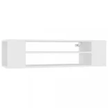 fehér szerelt fa függő TV-szekrény 100 x 30 x 26,5 cm