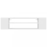 fehér szerelt fa függő TV-szekrény 100 x 30 x 26,5 cm