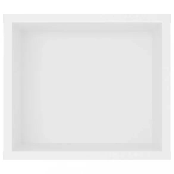 fehér szerelt fa függő TV-szekrény 100 x 30 x 26,5 cm