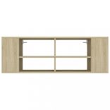 sonoma tölgy szerelt fa falra szerelhető TV-szekrény