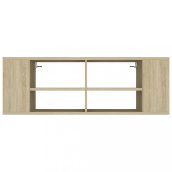 sonoma tölgy szerelt fa falra szerelhető TV-szekrény