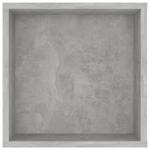 betonszürke szerelt fa falra szerelhető TV-szekrény 102x35x35cm