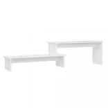 fehér szerelt fa TV-szekrény 180 x 30 x 43 cm