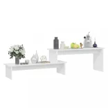 fehér szerelt fa TV-szekrény 180 x 30 x 43 cm