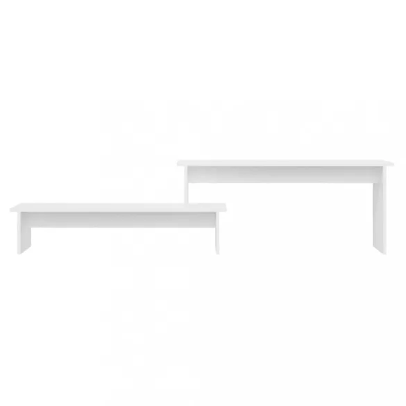 fehér szerelt fa TV-szekrény 180 x 30 x 43 cm