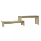 sonoma tölgy színű szerelt fa TV-szekrény 180 x 30 x 43 cm