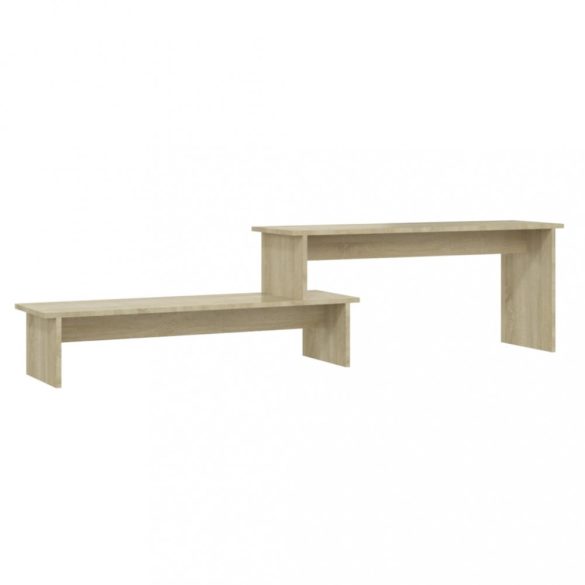 sonoma tölgy színű szerelt fa TV-szekrény 180 x 30 x 43 cm