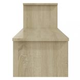 sonoma tölgy színű szerelt fa TV-szekrény 180 x 30 x 43 cm