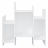 fehér szerelt fa kisszekrény 60 x 26 x 60 cm