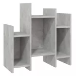 betonszürke szerelt fa kisszekrény 60 x 26 x 60 cm