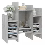 betonszürke szerelt fa kisszekrény 60 x 26 x 60 cm