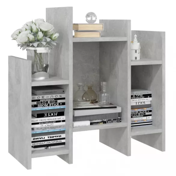 betonszürke szerelt fa kisszekrény 60 x 26 x 60 cm