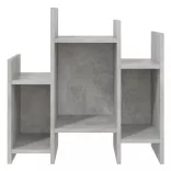 betonszürke szerelt fa kisszekrény 60 x 26 x 60 cm