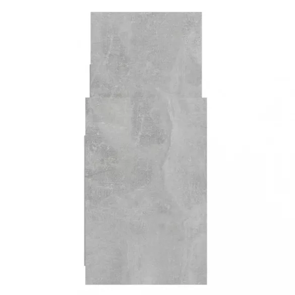 betonszürke szerelt fa kisszekrény 60 x 26 x 60 cm