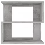 betonszürke szerelt fa kisasztal 40 x 40 x 40 cm
