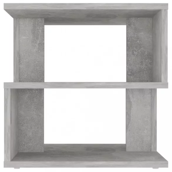 betonszürke szerelt fa kisasztal 40 x 40 x 40 cm