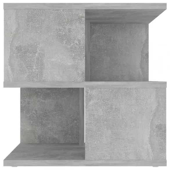 betonszürke szerelt fa kisasztal 40 x 40 x 40 cm