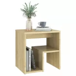 sonoma tölgy színű szerelt fa éjjeliszekrény 40 x 30 x 40 cm