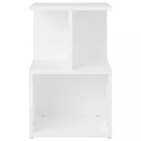 2 db fehér szerelt fa éjjeliszekrény 35 x 35 x 55 cm