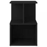 fekete szerelt fa éjjeliszekrény 35 x 35 x 55 cm