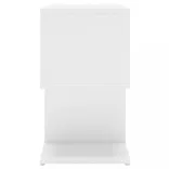 fehér szerelt fa éjjeliszekrény 50 x 30 x 51,5 cm