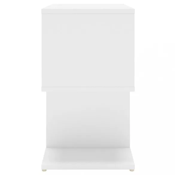 fehér szerelt fa éjjeliszekrény 50 x 30 x 51,5 cm