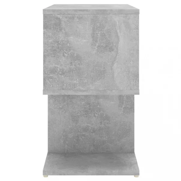 2 db betonszürke szerelt fa éjjeliszekrény 50 x 30 x 51,5 cm