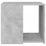 betonszürke szerelt fa kisasztal 50 x 50 x 45 cm