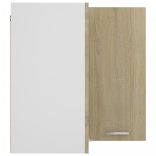 “Lyon” sonoma tölgy szerelt fa függő sarokszekrény 57x57x60 cm