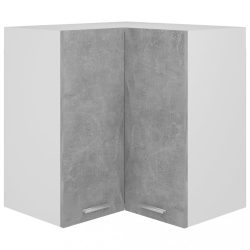 “Lyon” betonszürke szerelt fa függő sarokszekrény