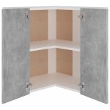 “Lyon” betonszürke szerelt fa függő sarokszekrény