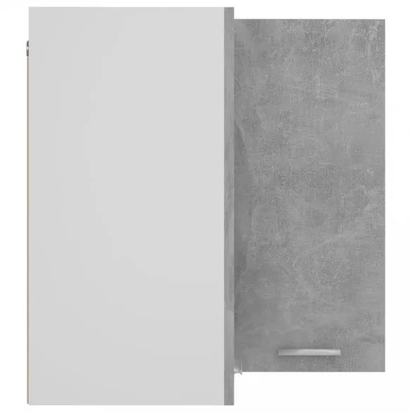 “Lyon” betonszürke szerelt fa függő sarokszekrény