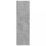 betonszürke szerelt fa fali cipősszekrény 80 x 18 x 60 cm