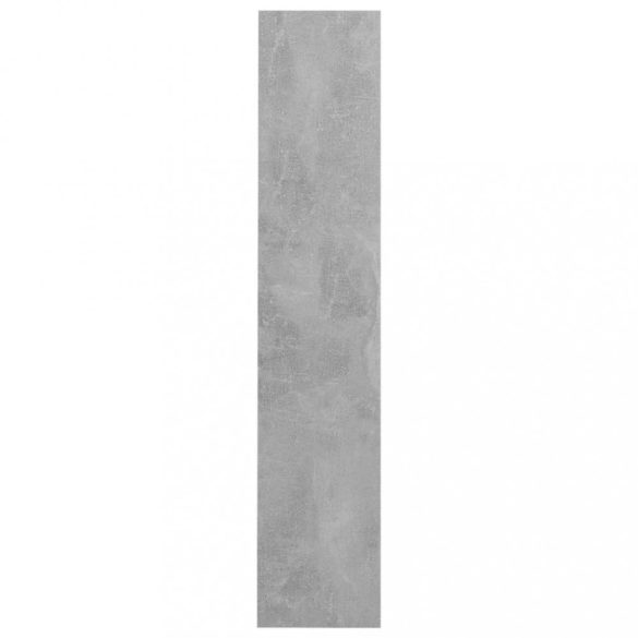 betonszürke forgácslap fali cipősszekrény 60 x 18 x 90 cm