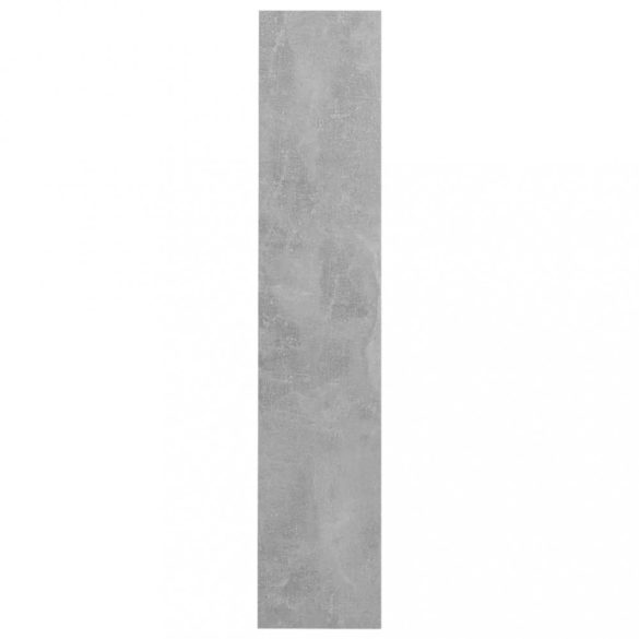 2 db betonszürke fali cipősszekrény 60 x 18 x 90 cm