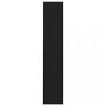 fekete szerelt fa fali cipősszekrény 80 x 18 x 90 cm