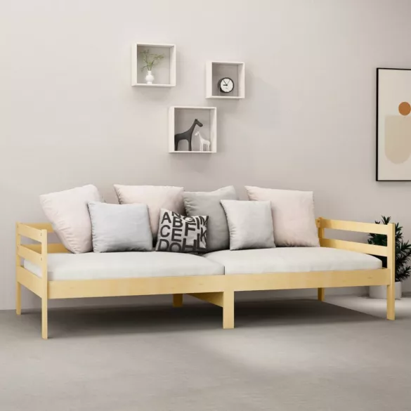 tömör fenyőfa kanapéágy 90 x 200 cm
