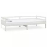 fehér tömör fenyőfa kanapéágy 90 x 200 cm