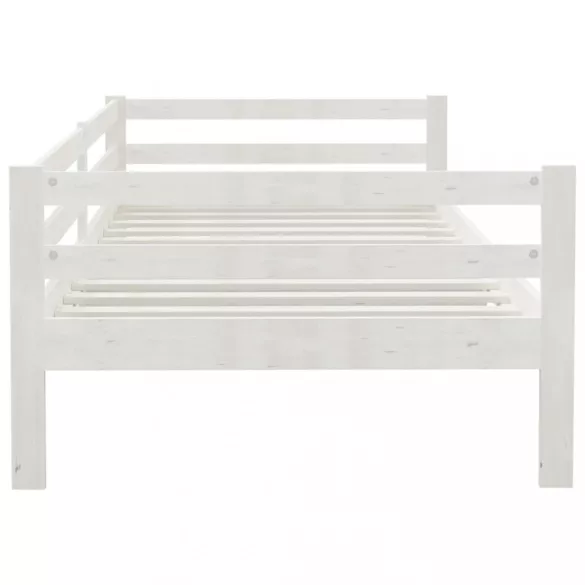 fehér tömör fenyőfa kanapéágy 90 x 200 cm