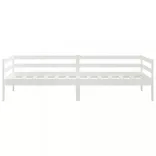 fehér tömör fenyőfa kanapéágy 90 x 200 cm