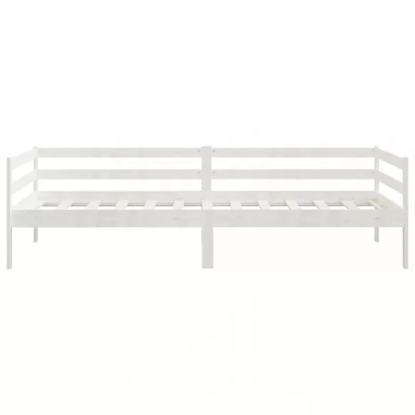 fehér tömör fenyőfa kanapéágy 90 x 200 cm