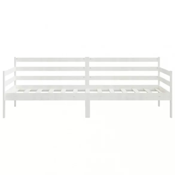 fehér tömör fenyőfa kanapéágy 90 x 200 cm