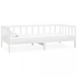 fehér tömör fenyőfa kanapéágy 90 x 200 cm