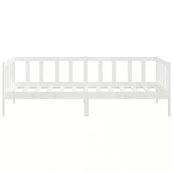 fehér tömör fenyőfa kanapéágy 90 x 200 cm